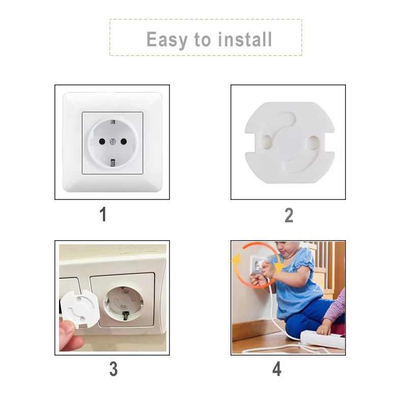 1-10Pcs Kids Sockets White Cov - Outlet Cover Baby review and price