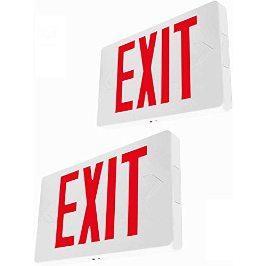Ultra Slim LED Exit Sign, Red  - Emergency Exit Sign review and price