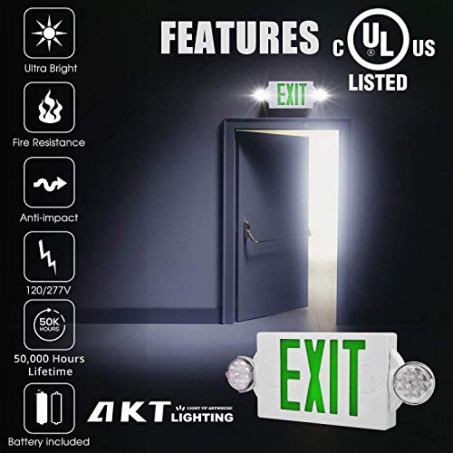 Emergency Exit Light, Adjustab - Emergency Exit Sign review and price