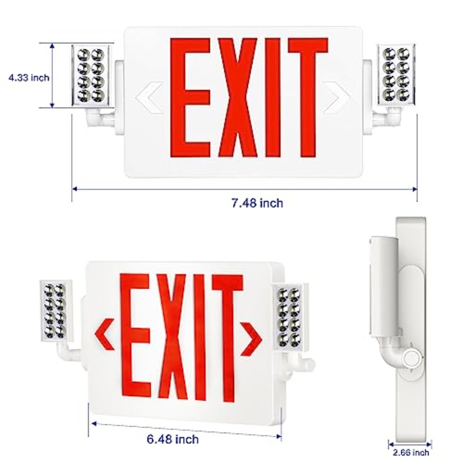 Spectsun 1 Pack Exit Signs wit - Emergency Exit Sign review and price