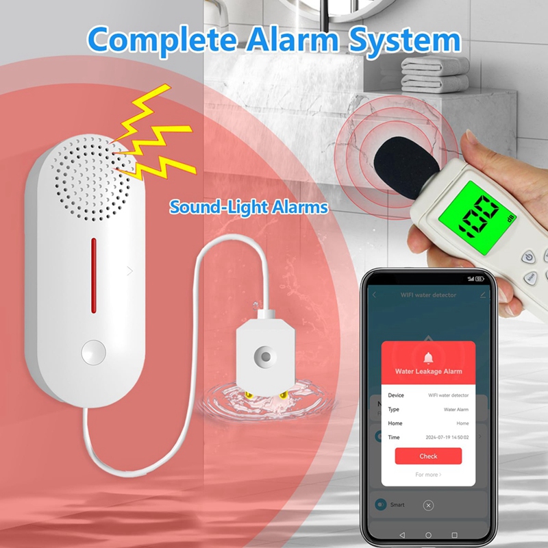 Water Detector Alarm, Smart Wa - Water Alarm Sensor review and price