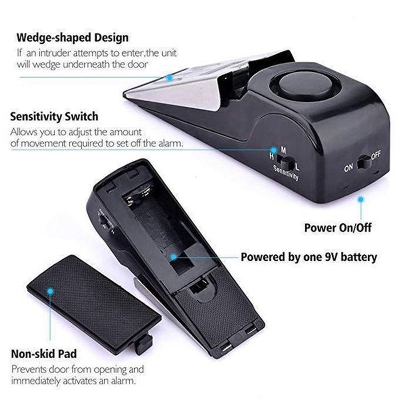 Wireless Door Stop Alarm Lock  - Door Stop Alarm review and price