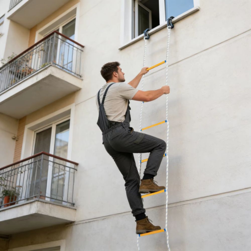 Insulated Rope Ladder Grippy S - Fire Escape Ladder review and price