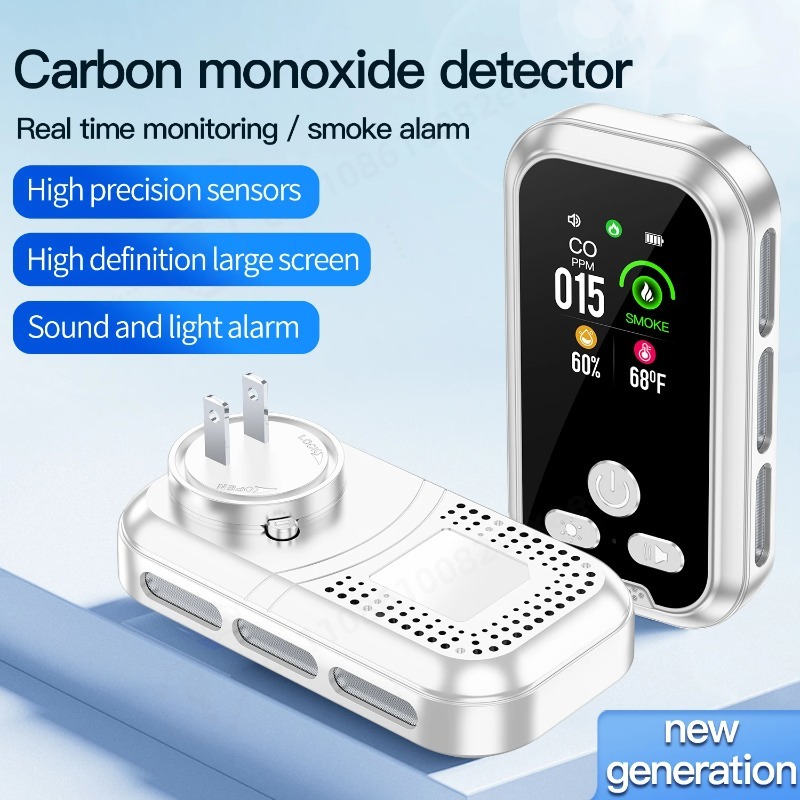 Portable 6 in 1 Gas Detector A - Co Detector Plug review and price