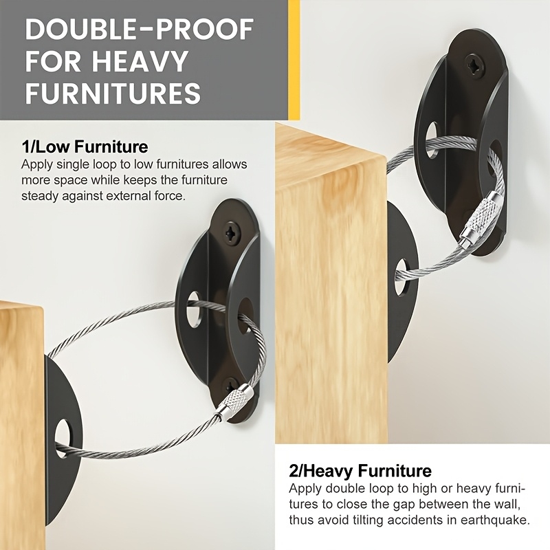 Furniture Wall Anchors with An - Earthquake Anchor Strap review and price